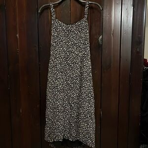 Black floral sundress